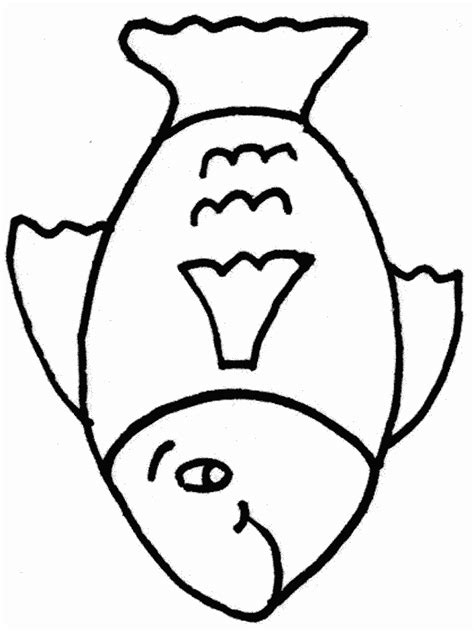fish colour  colouring pages