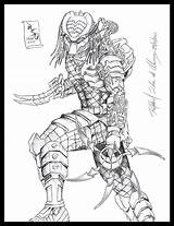 Predator Coloring Mask Pages Wolf Template Deviantart sketch template