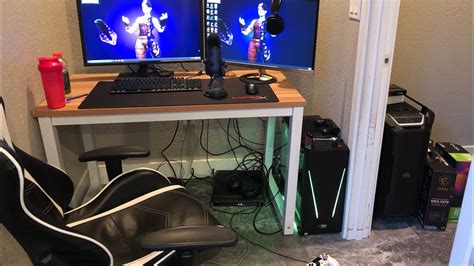 30 000 Dual Pc Fortnite Gaming Setup Room And Finished