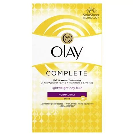 olay complete lightweight 3in1 normal oily day cream 200m £4 89 at