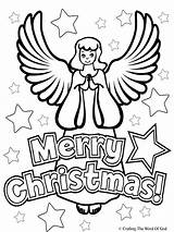 Merry Christmas Coloring Pages Printable Color Kids Drawing Getdrawings sketch template