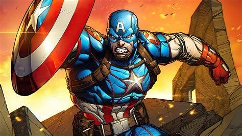 captain america cartoon art macbook pro retina hd