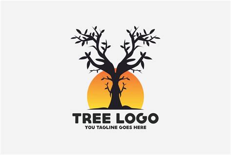 tree logo logo templates creative market