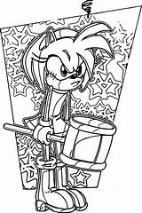 Amy Rose Coloring Awful Wecoloringpage Pages sketch template