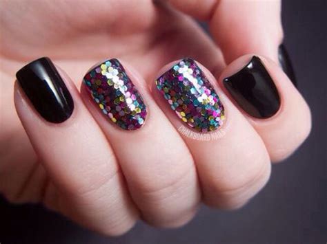 easy black nail art designs ideas   fabulous nail art designs