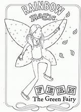 Magic Rainbow Coloring Pages Fairy Fairies Kids Colouring Print Green Books Printable Color Blue Printablecolouringpages Pdf Thanksgiving sketch template