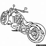 Coloring Pages Motorcycle Chopper Wheeler Harley Davidson Print Bike Dirt Motocross Thecolor Motorcycles Boy Bikes Color Bad Book Motor Printable sketch template