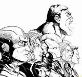 Avengers Coloring Pages Printable Six Members Color Coloring4free Superheroes Coloringpagesonly Cartoon Drawing Print Marvel Avenger Behance Process Ii sketch template