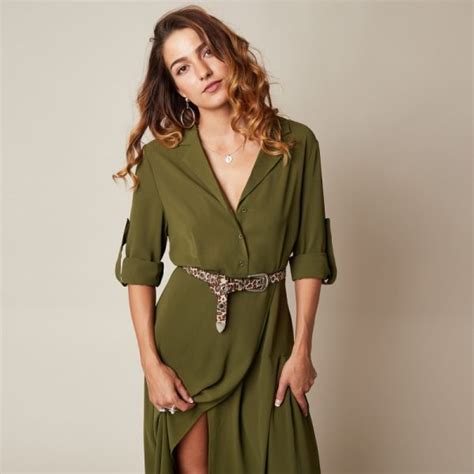 amara jurk groen vousvintagecom  fashion store