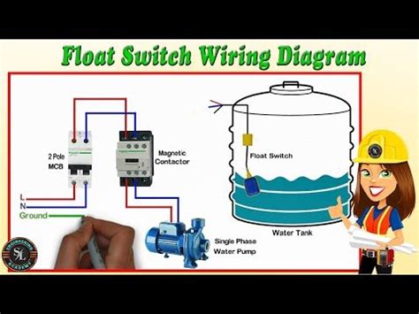 float switch wiring diagram  water pump    automatic   switch  water pump