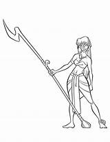 Spear Coloring Atlantis Lost Empire Drawing Holding Cool Kida 776px 16kb Getdrawings sketch template
