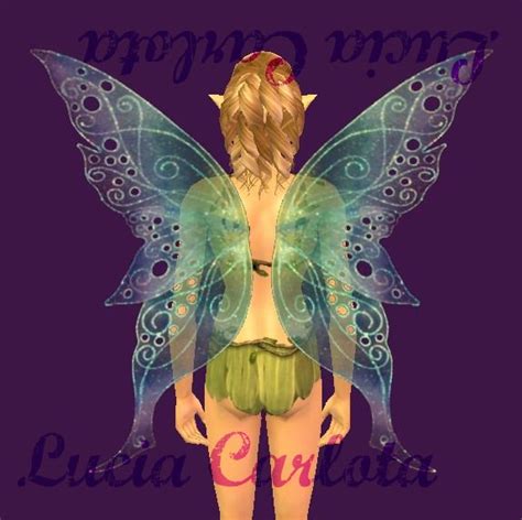Mod The Sims Iridescent Wings 8 Translucent Colors