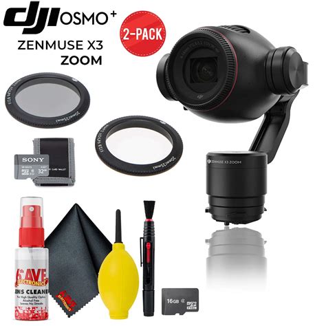 dji osmo zenmuse  zoom gimbal  camera  pack  cleaning cloth  ebay