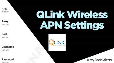 configure qlink wireless apn settings androidiphone