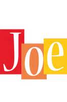 joe logo  logo generator smoothie summer birthday kiddo colors style