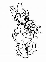 Coloring Necklace Duck Daisy Pearl Donald Kids Pages Getcolorings Disimpan Dari sketch template