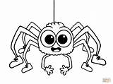 Coloring Spider Wincy Incy Pages Printable Drawing sketch template