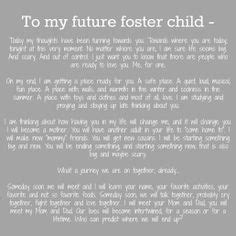 dear   letter   future foster kids fostering