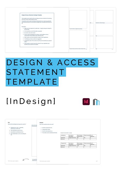 design  access statement template   architecture