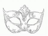 Mask Masquerade Masks Drawing Venice Coloring Pages Clipart Template Carnival Venetian Adult Pj Mardi Gras Kids Printable Patterns Carnevale Getdrawings sketch template