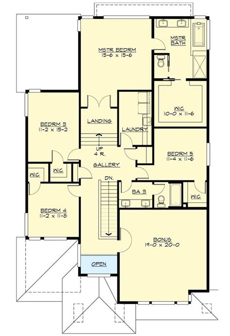 plan jd  bedrooms   bonus room  bungalow floor plans architectural house
