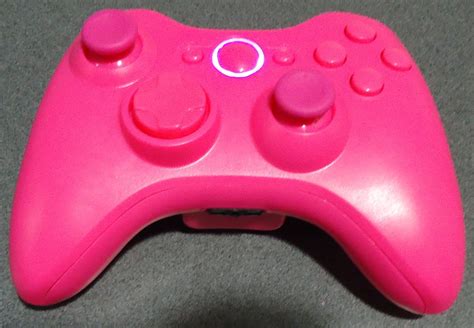 custom  hand  pure pink xbox  wireless controller