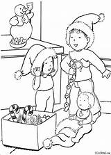 Coloring Pages Christmas Dress sketch template