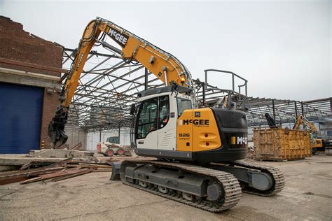 mcgee puts uks  demolition spec liebherr   compact  work construction plant news