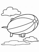 Coloring Pages Hot Air Balloons Balloon Printable sketch template