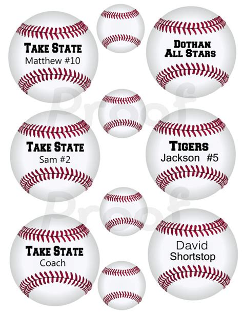 images   editable printable baseball tags  printable