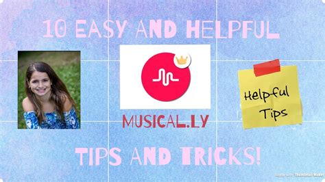 musical ly tips and tricks youtube