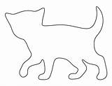 Kitten Template Printable Pattern Templates Patterns Cat Outline Stencils Patternuniverse Oval Crafts Print Applique Stencil Use Kittens Cut Shape Creating sketch template