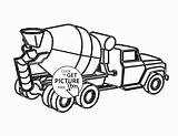 Cement Mixers Wuppsy Transportation sketch template