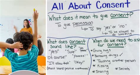 teacher s simple chart nails how to explain consent to
