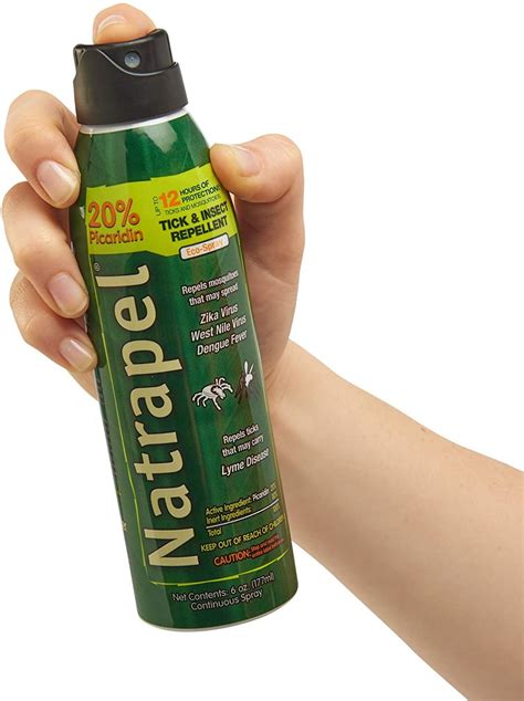 natrapel  hour insect repellent  oz eco spray picaridin bug spray