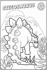 Stegosaurus Kidsactivitiesblog sketch template