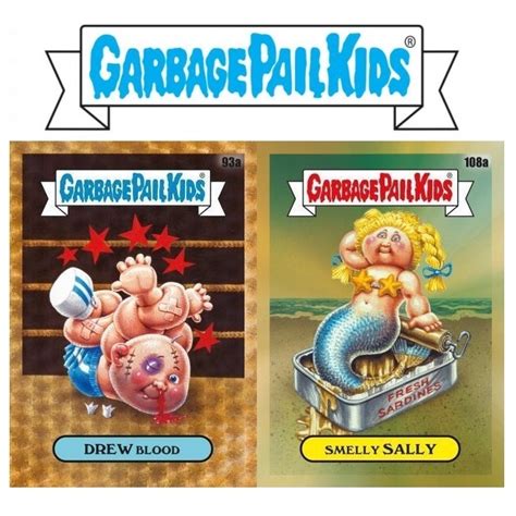 topps garbage pail kids chrome checklist original series  details