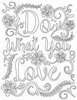 Coloring Printable Pages Adult Happy Sheets Book Words Adults National Books Quotes Kids Calm Click Pdf Print Sheet Worksheets Disney sketch template