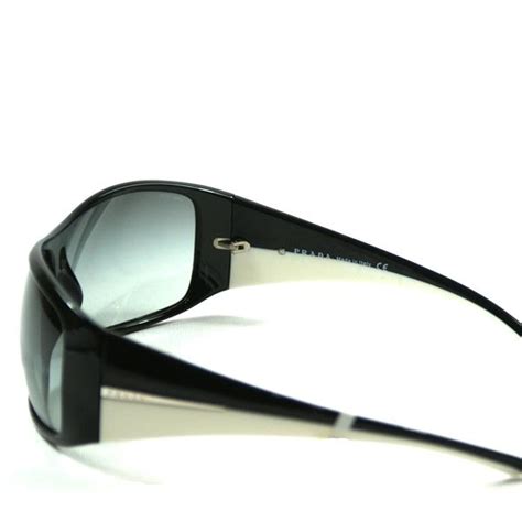 Prada Square Black And White Eyewear Sunglasses Spr20h