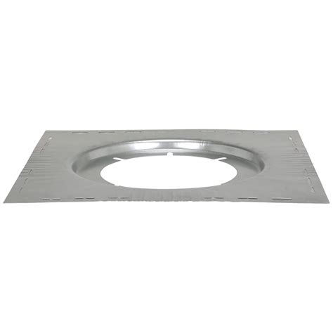 zurn  dp assy  square galvanized steel deck plate