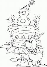 Coloring Birthday Cake Anniversaire Coloriage Age Pages Happy Ans Dessin Color Joyeux Verjaardag 8th Kleurplaten Imprimer Gateau Colorier Printable Stamps sketch template