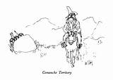Territory Drawing Steig William Comanche Drawings Indians Paintingvalley 3rd Uploaded April Which sketch template