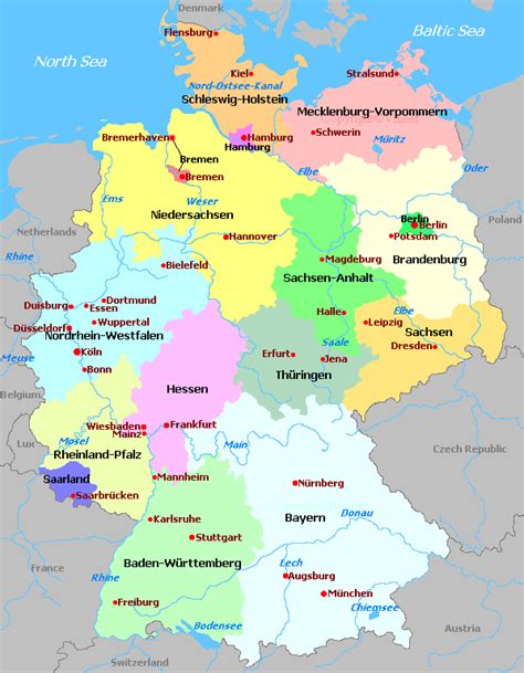 deutschland regionen karte