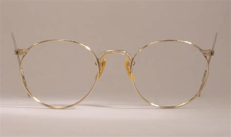 optometrist attic ao ful vue gold wire rim vintage eyeglasses