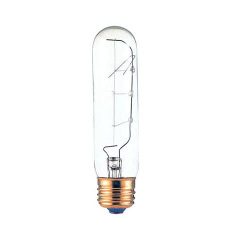 watt  tubular clear  light bulb capitol lighting