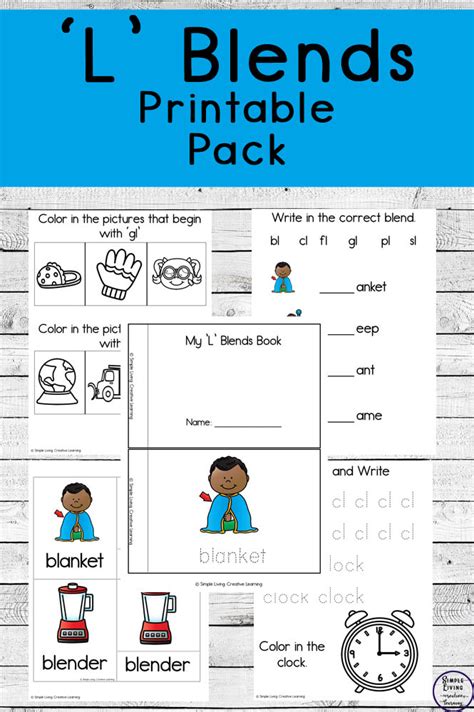 blends fun pack simple living creative learning