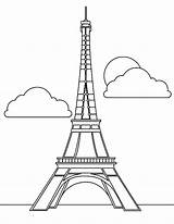 Eiffel Coloring Tower Pages Paris Seurat Icon French Kids Drawing Template Printable France Tokyo Getdrawings Sheets Getcolorings Sky Color Magnificent sketch template