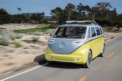 iconic vw campervan   electric comeback  id buzz