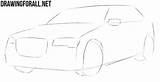 Chrysler Draw 300c Next Step Arches Grille Headlights Outline Move Wheels Front Part sketch template