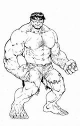 Hulk Coloring Pages Superhero Marvel Choose Board sketch template